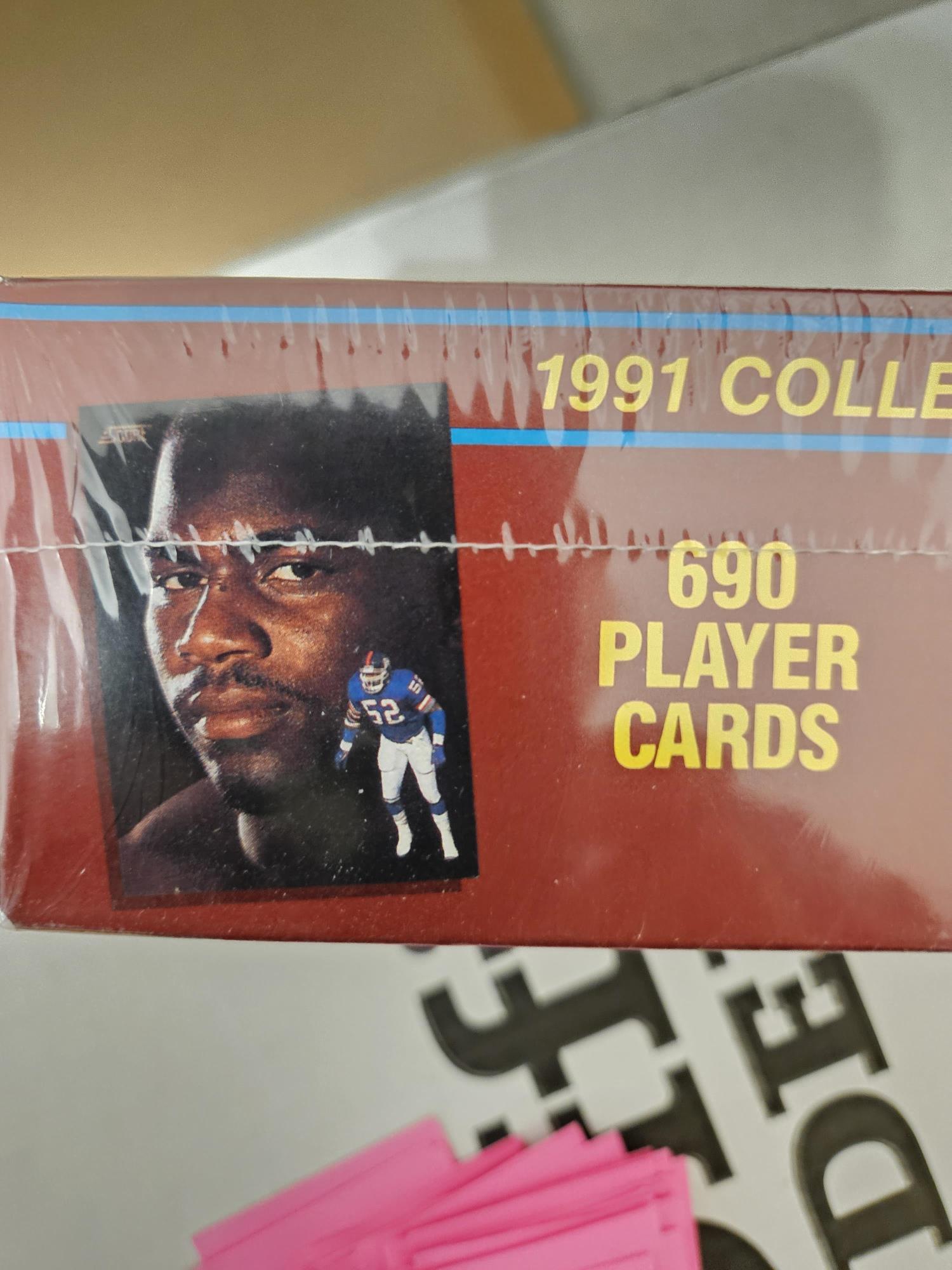 SCORE NFL 1991 SEALED BOX OF TRADING CARDS