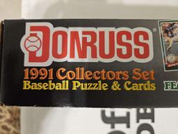 1991 DONRUSS BASEBALL WITH PUZZLE CARDS