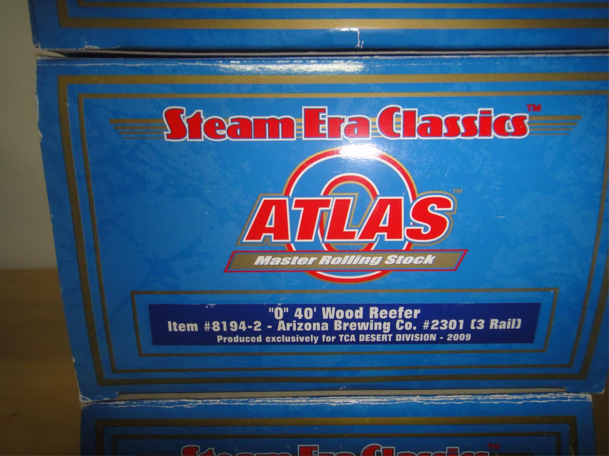 3 ATLAS STEAM ERA CLASSIC WOODSIDE REEFERS SPECIAN