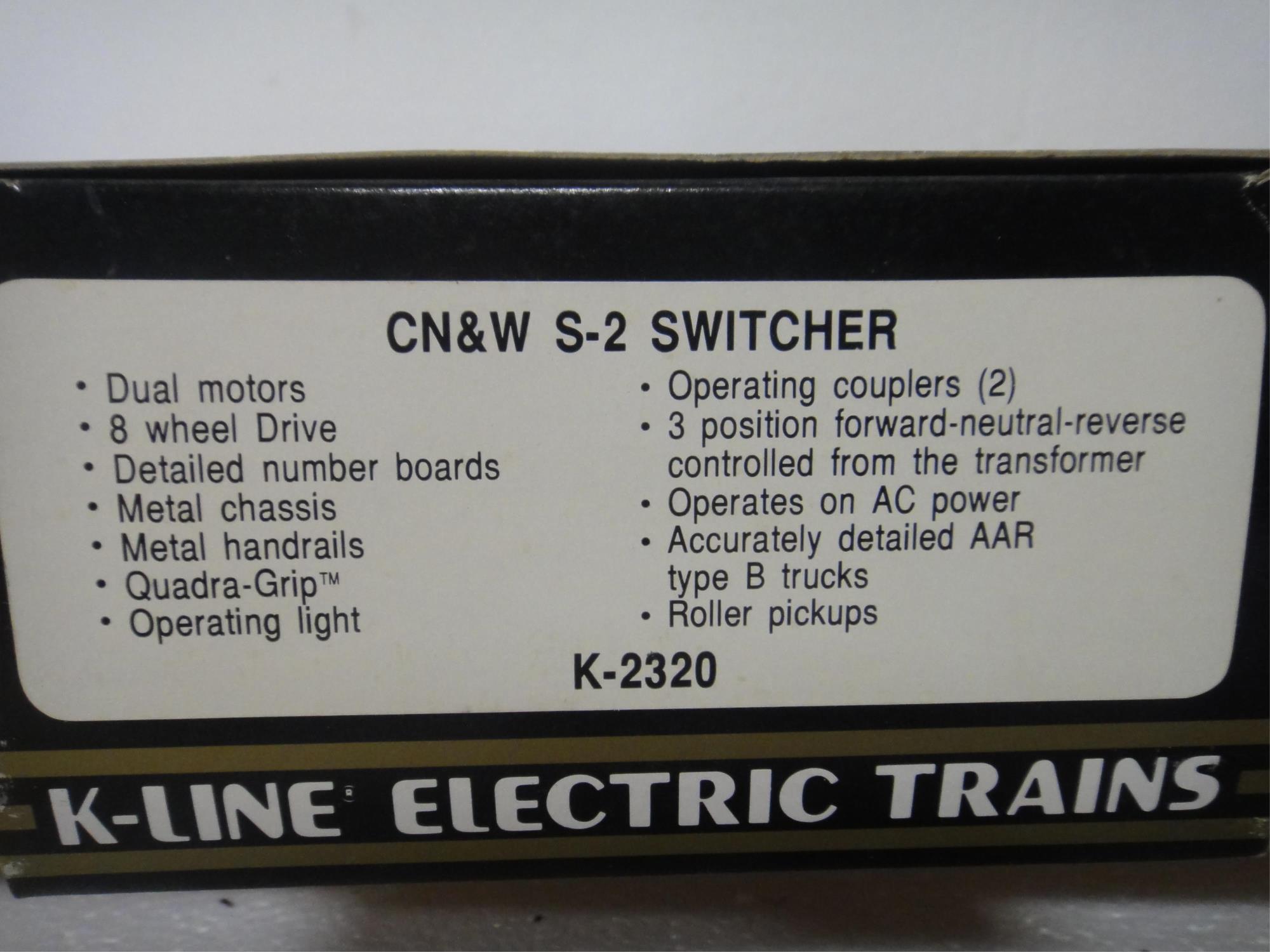 KLINE CN&W S-2 SWITCHER