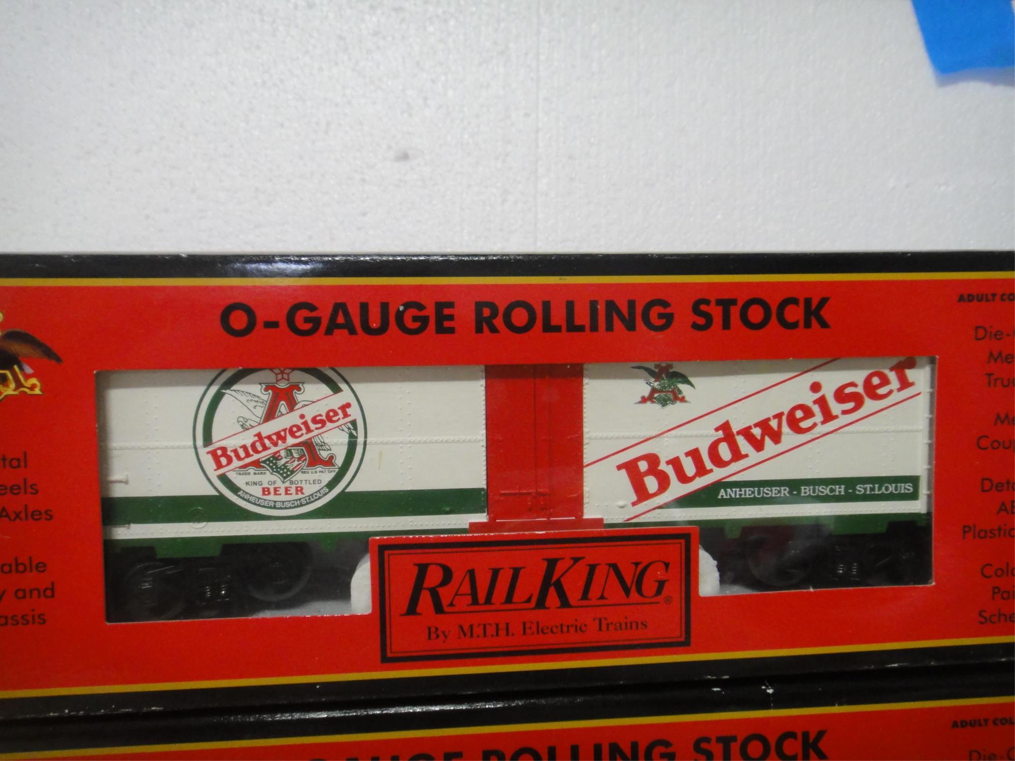 6-- RAILKING BEER CARS