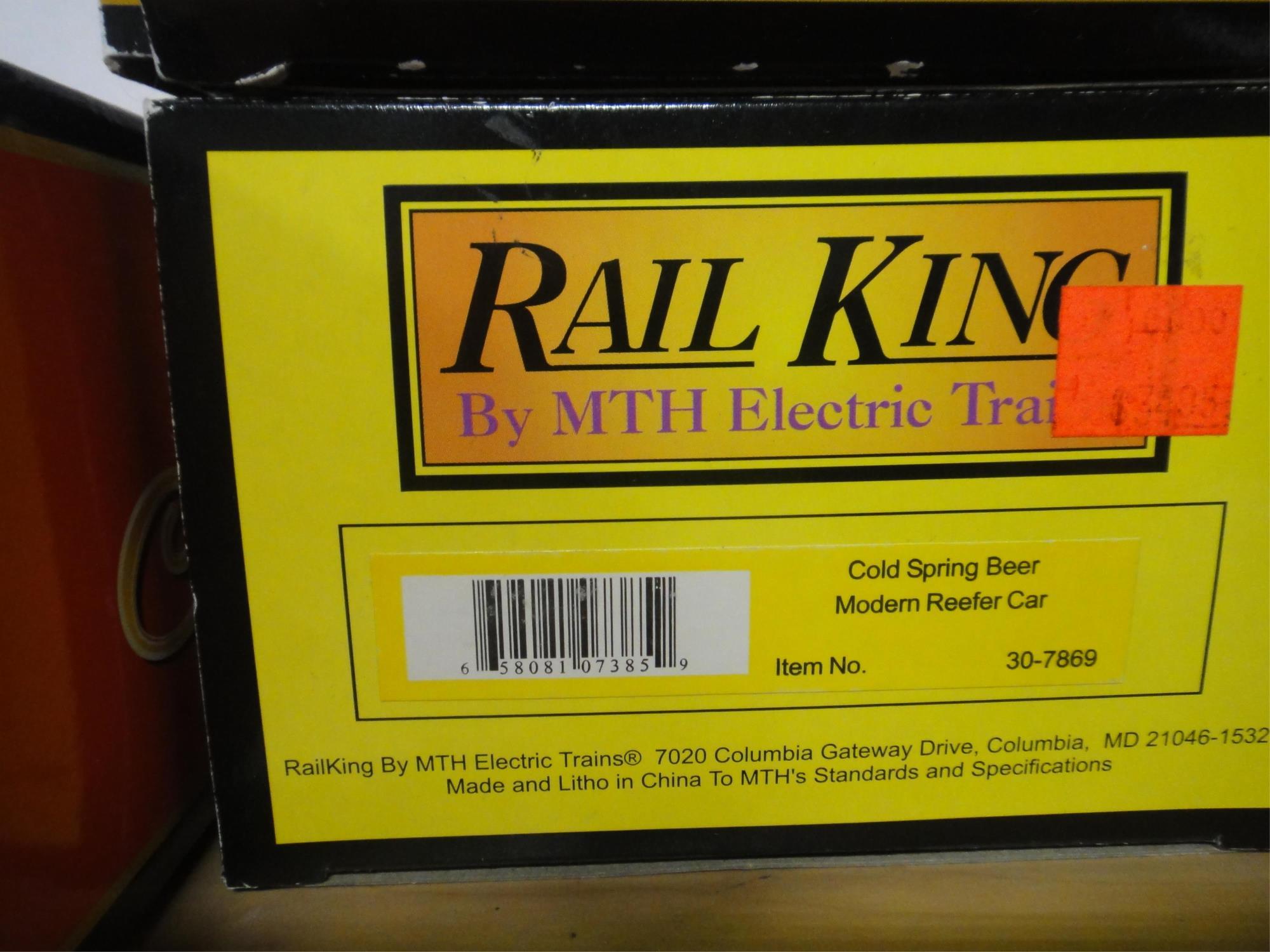 6-- RAILKING BEER CARS