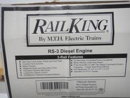 RAIL KING RS-3 PITTSBURG STEELERS ENGINE