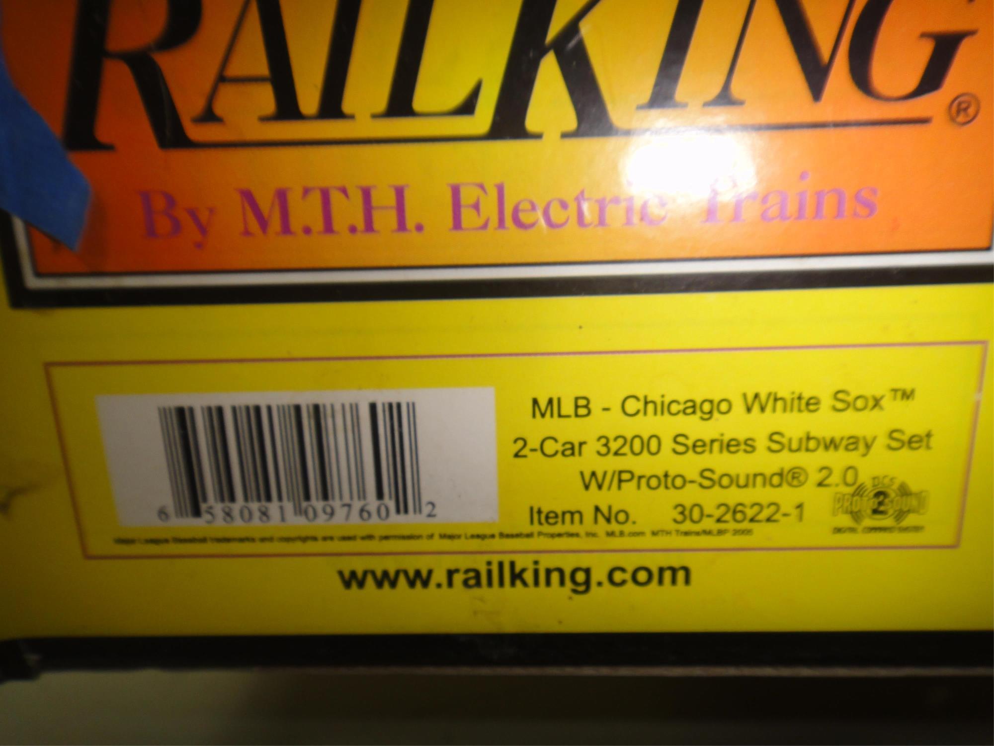RAILKING CHICAGO WHITE SOX 4 CAR SUBWAY SET