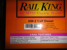 RAIL KING NW-2 UP SWITCHER DIESEL AND CALF