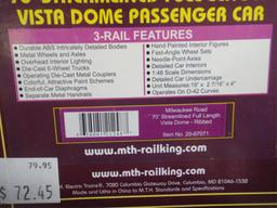 MTH 2 MILWAUKEE ROAD 70' VISTA DOMES