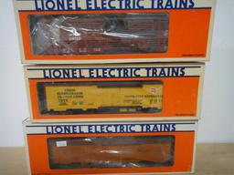 3 LIONEL MILWAUKEE ROAD  ROLLING STOCK