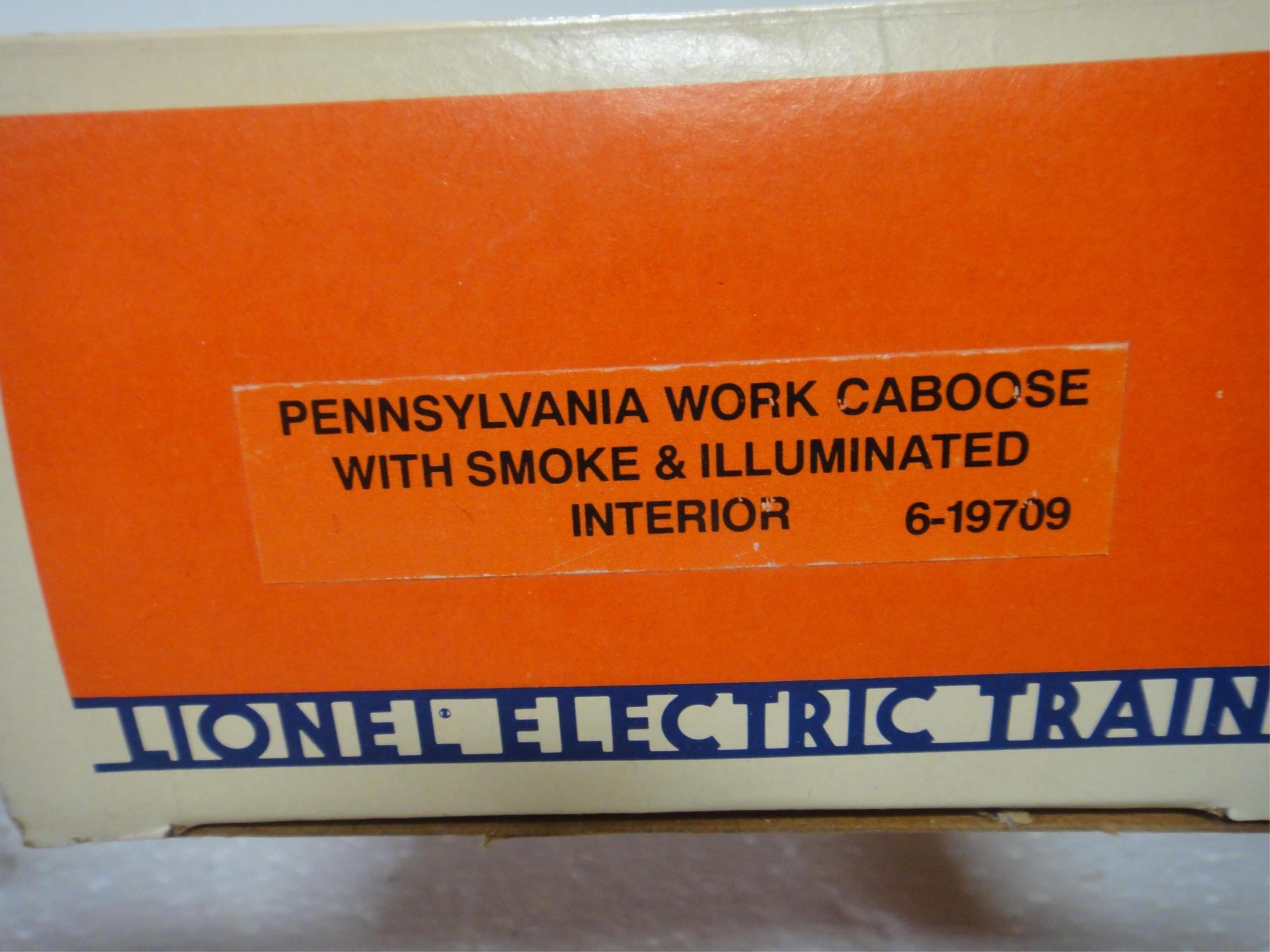 PENNSYLVANIA WORK CABOOSE WITH SMOKE 6-19709