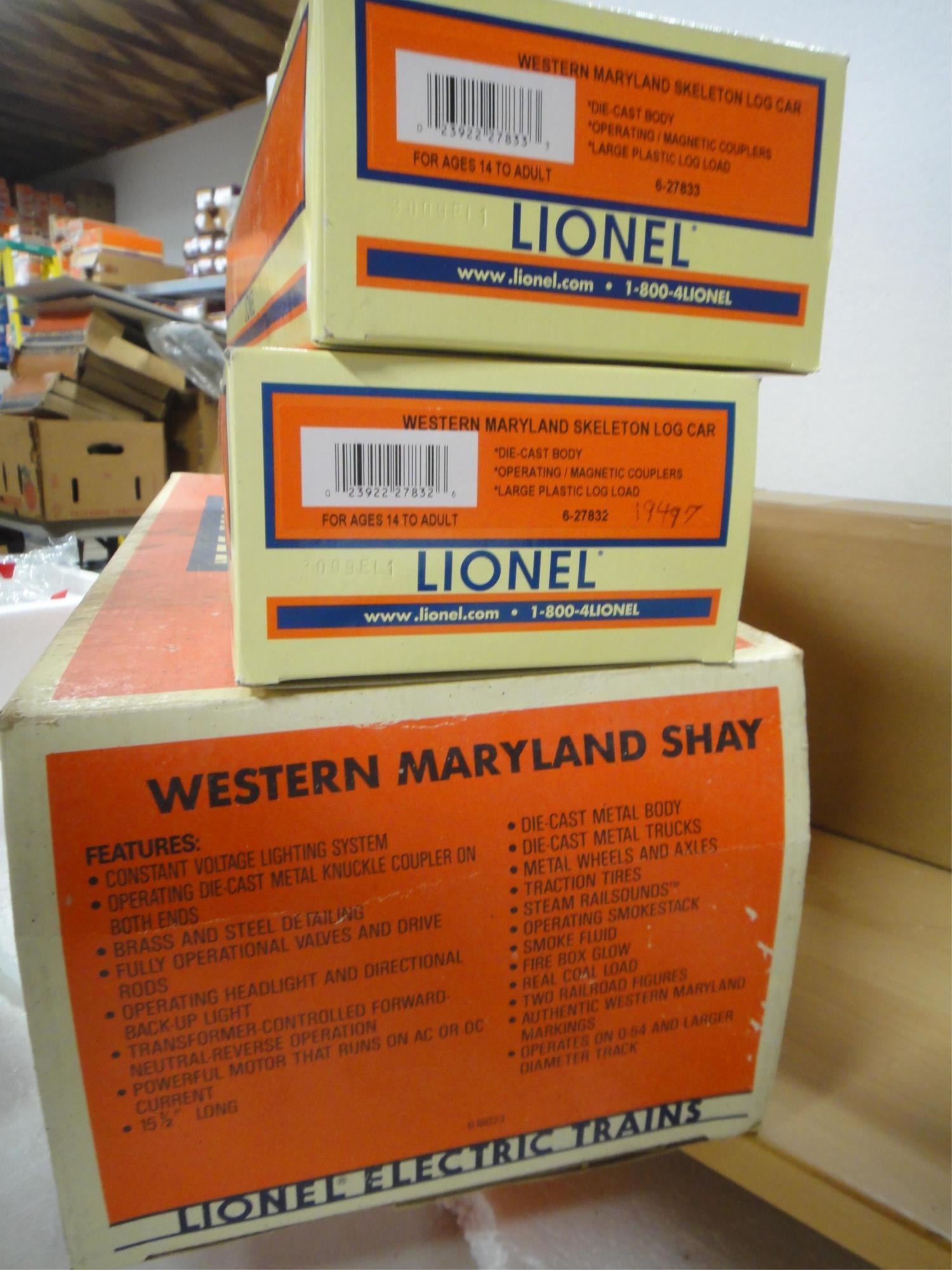 LIONEL WESTERN MARYLAND SHAY ENGINE WITH