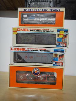 4 LIONEL ROLLING STOCK