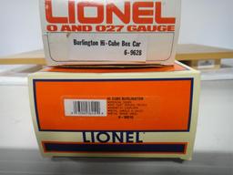 2 LIONEL  HIGH CUBE BOX CARS