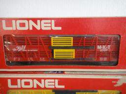 8 LIONEL STOCK CARS