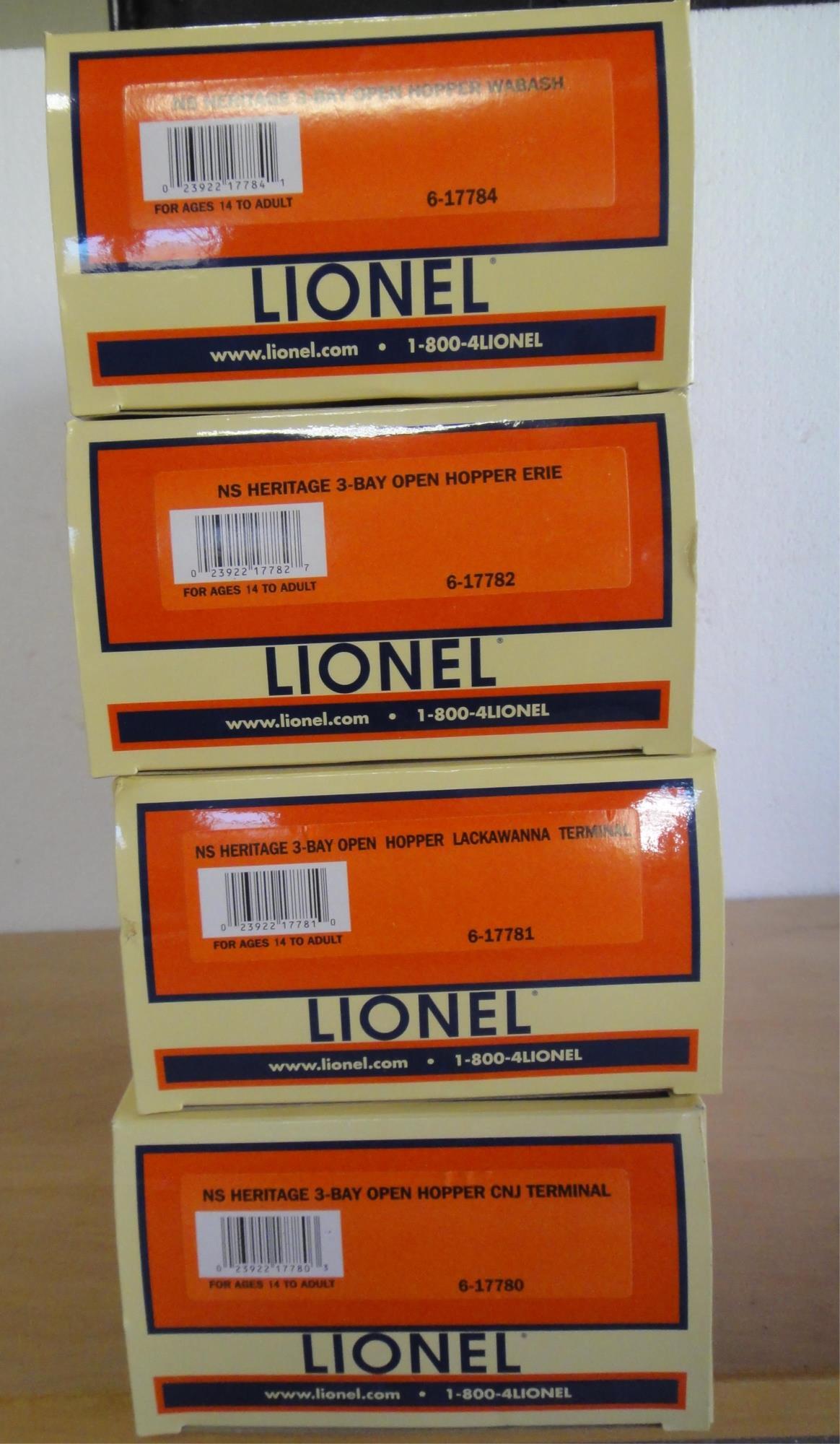 4 LIONEL  NS HERITAGE HOPPERS