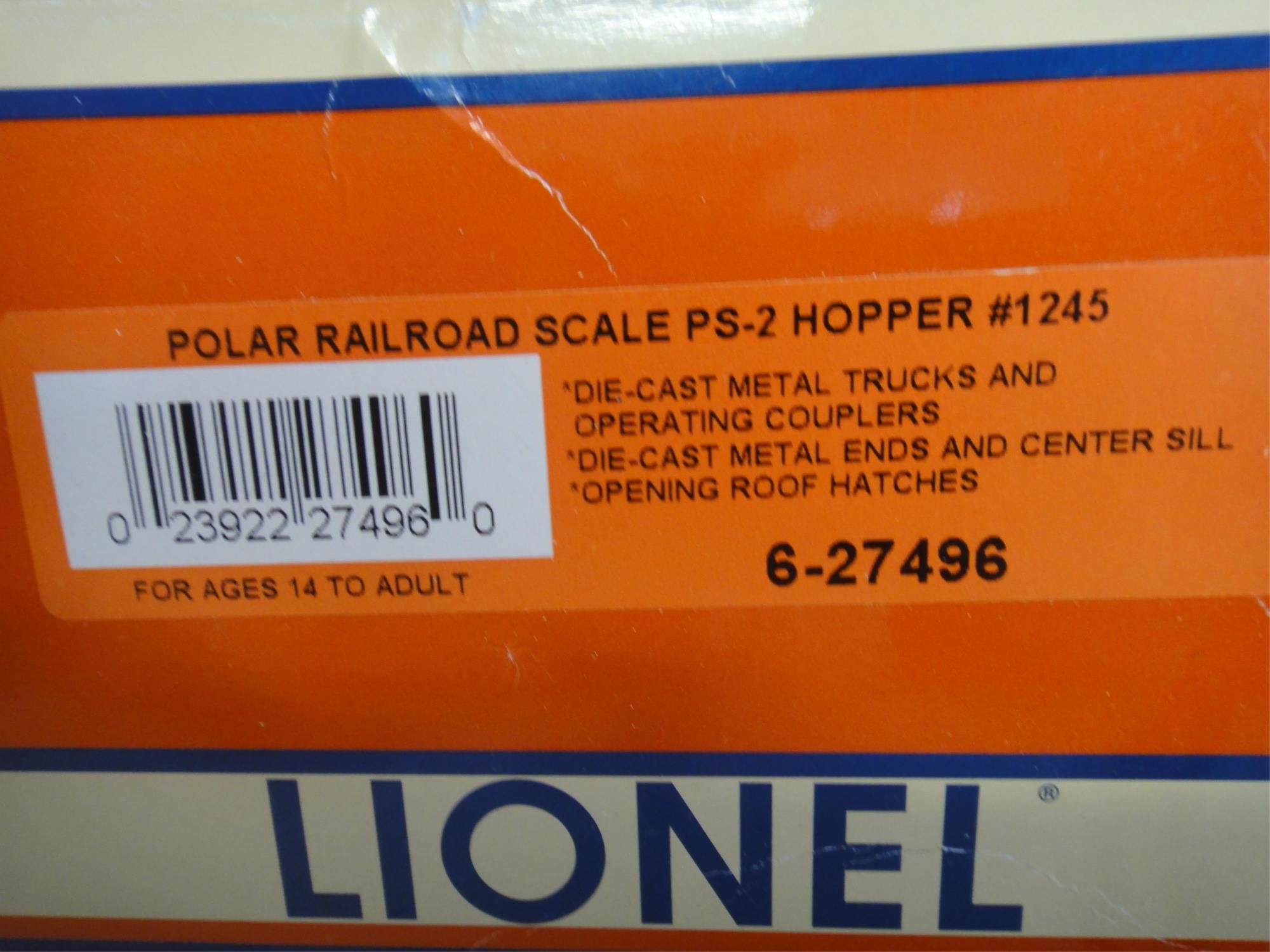 5 LIONEL PS 2 HOPPERS