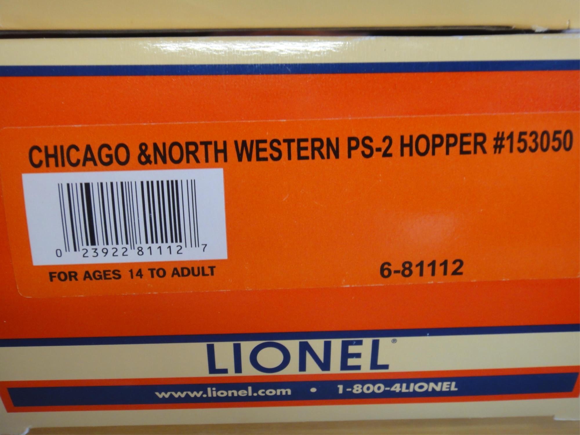 5 LIONEL PS 2 HOPPERS