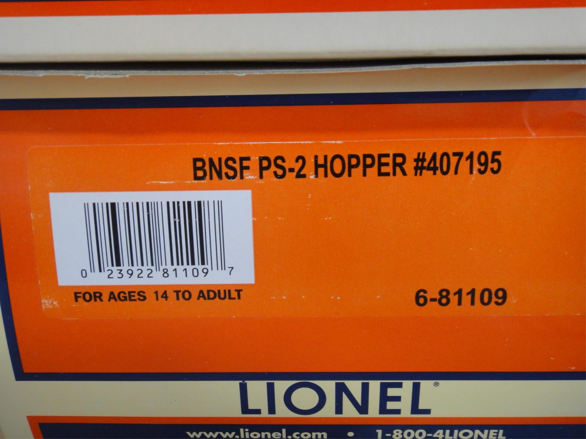 5 LIONEL PS 2 HOPPERS