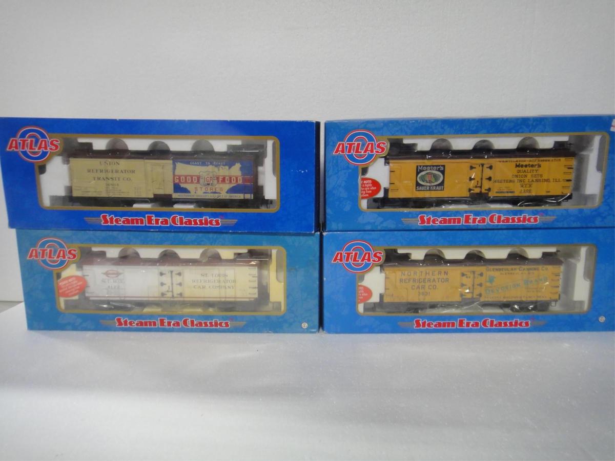 4 ATLAS O GAUGE  STEAM ERA CLASSIC 40'  WOODSIDE B