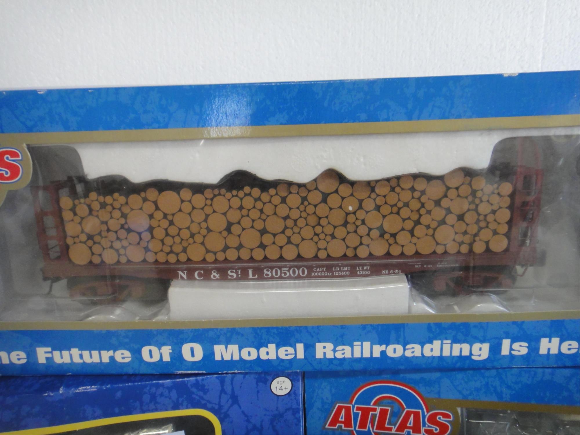 3 ATLAS O GAUGE   ROLLING STOCK  LIMITED EDITIONS