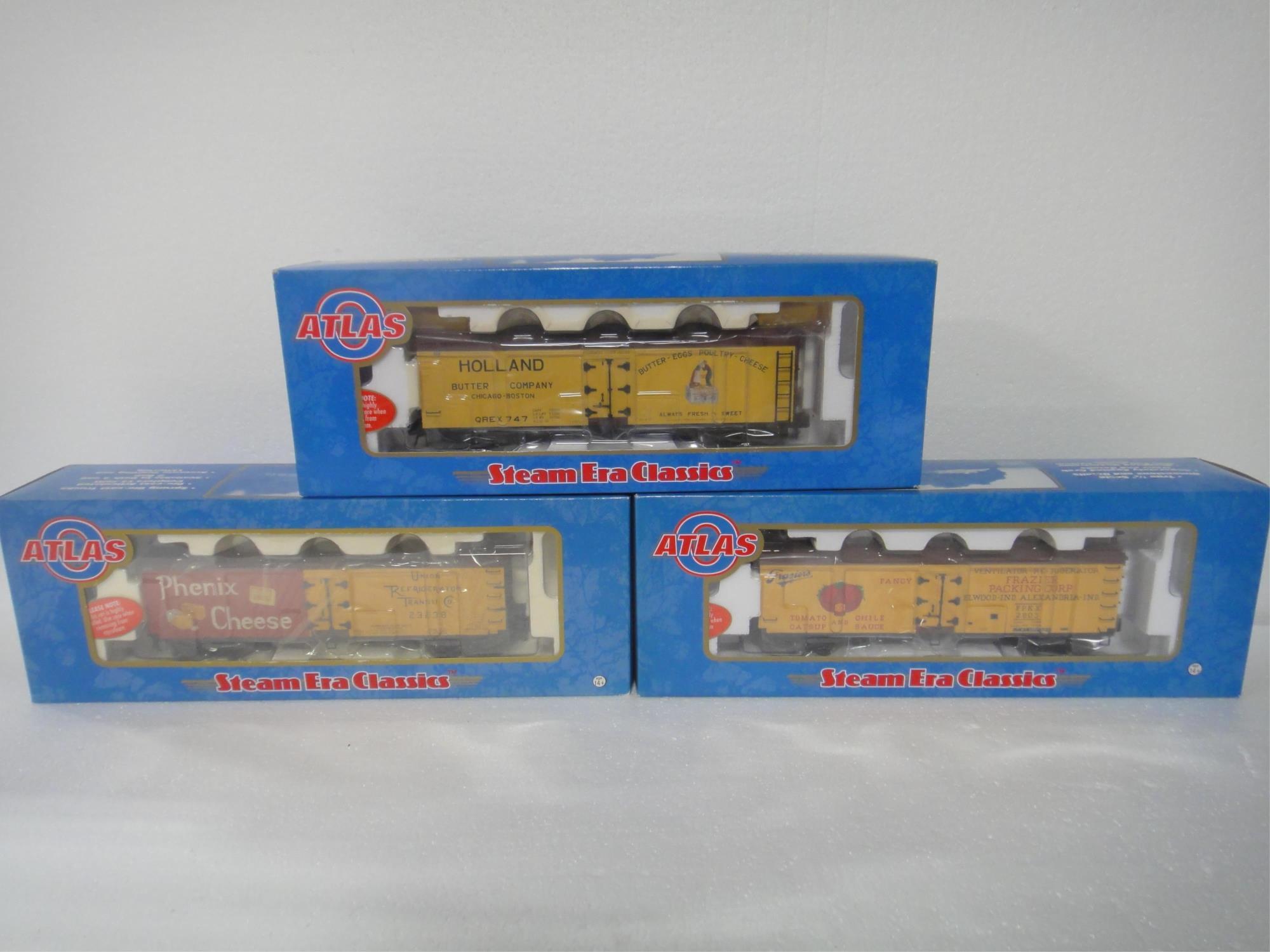 3 ATLAS O GAUGE STEAM ERA CLASSIC 40' WOODSIDE BIL