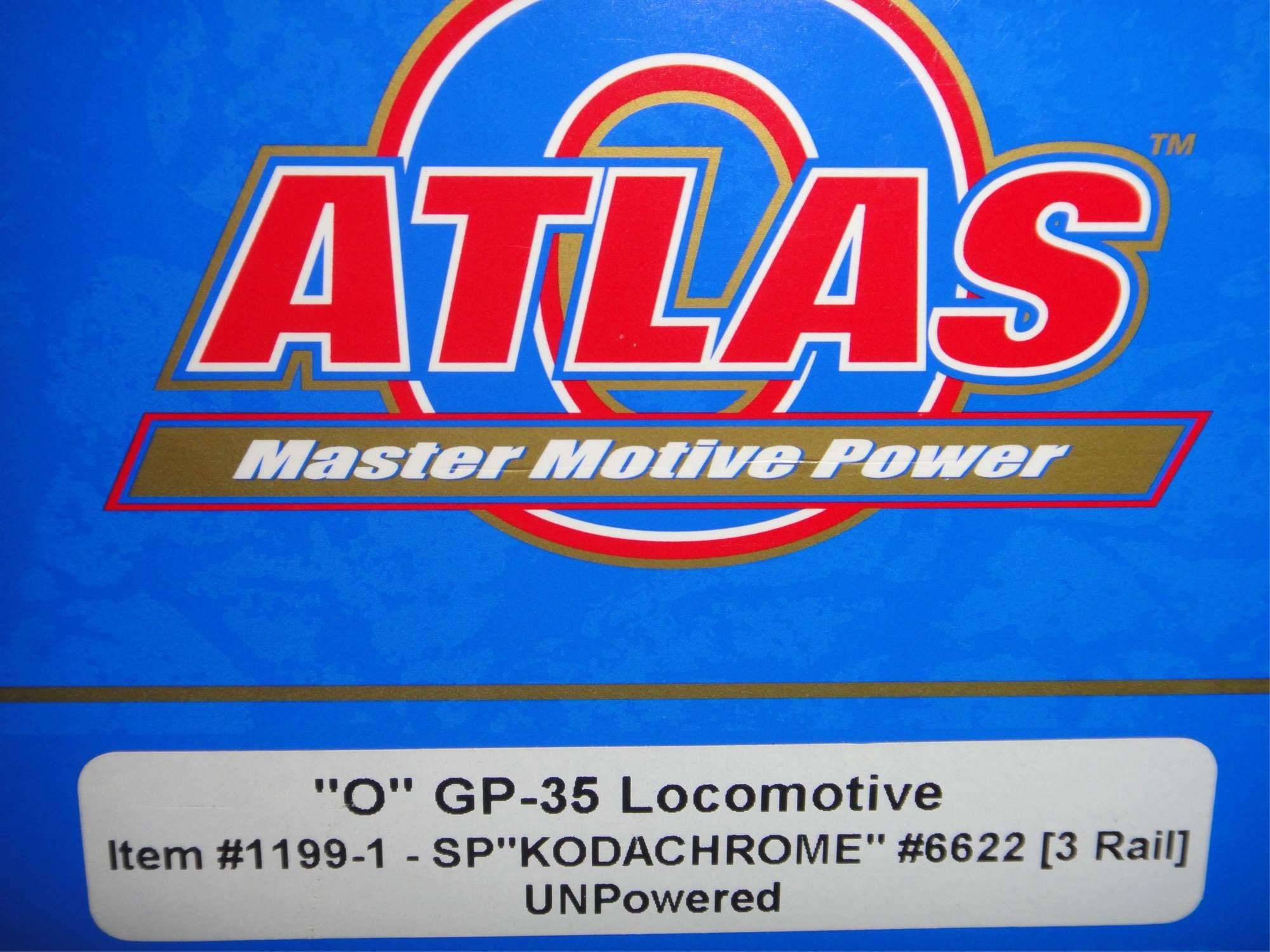 ATLAS O GAUGE GP35 LOCOMOTIVE  UNPOWERED SOME DAMA