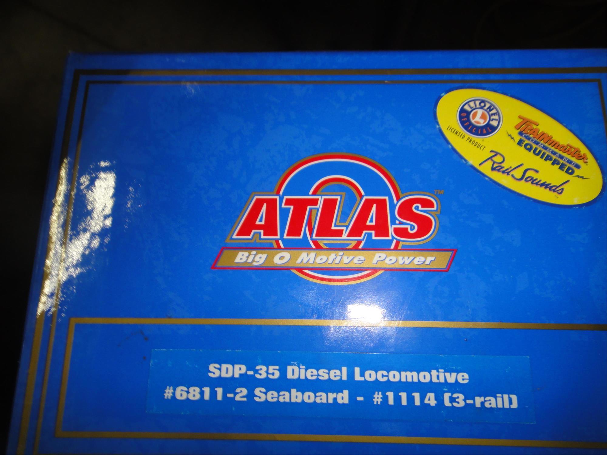 ATLAS O GAUGE SDP-35 DIESEL LOCOMOTIVE WITH TMCC