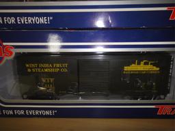 4 ATLAS O GAUGE TRAINMAN 40' SLIDING DOOR BOX CAR