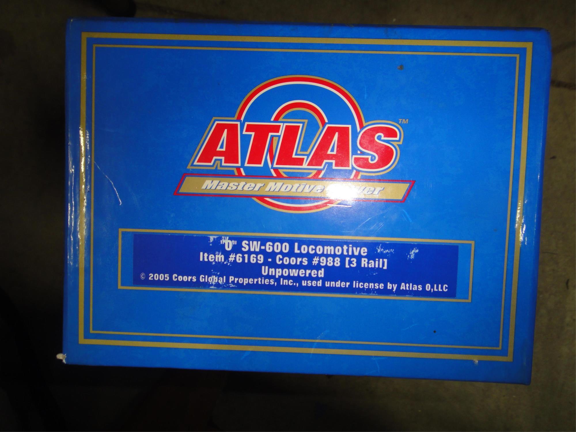 ATLAS O GAUGE  SW-600 LOCOMOTIVE  UNPOWERED