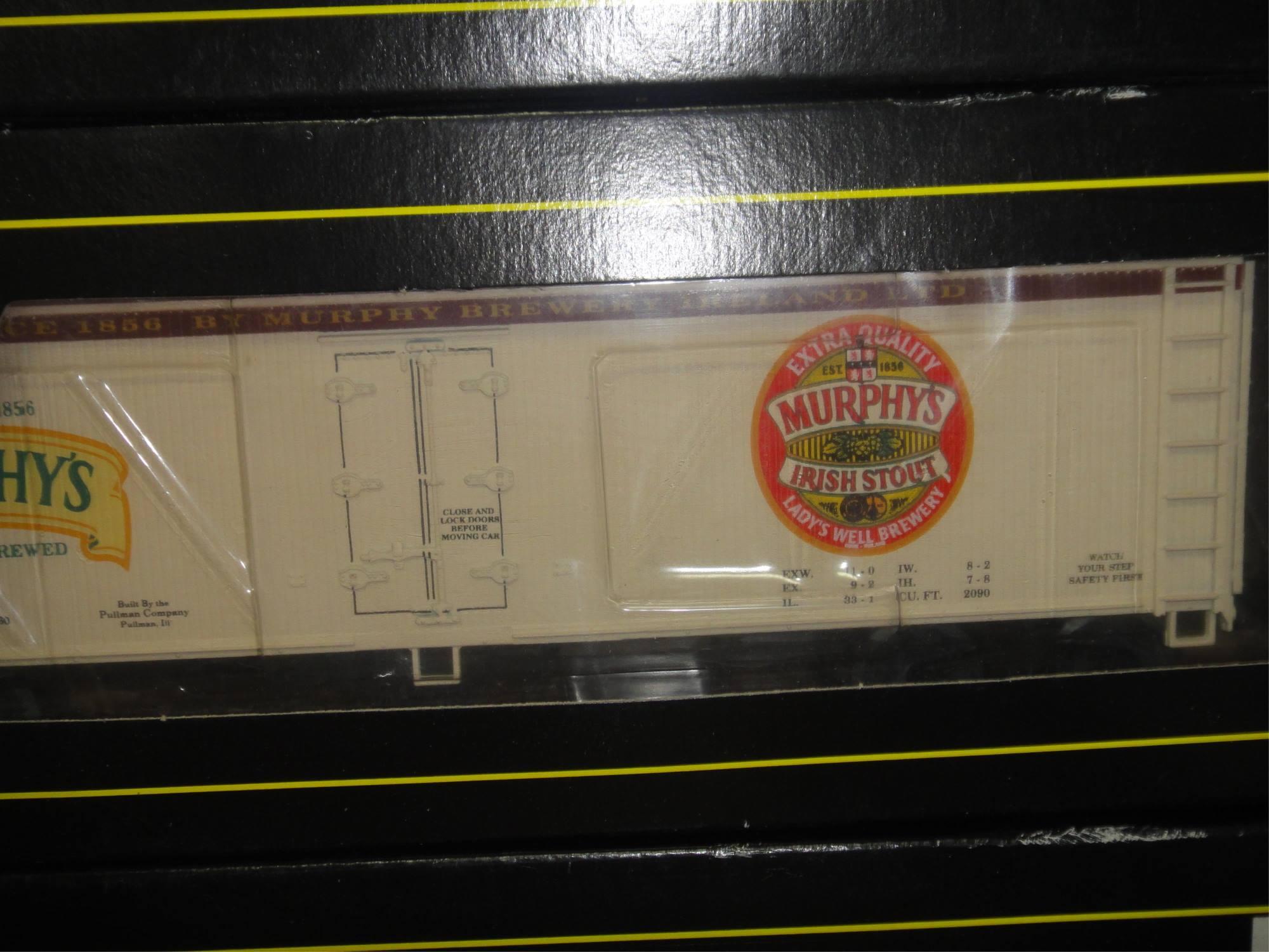 7 WEAVER ULTRA LINE   3 RAIL O GAUGE BEER REEFERS