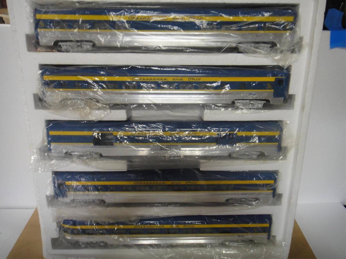 CUSTOM C&O ALUMINUM PASSENGER SET (5 PCS) PLUS A E