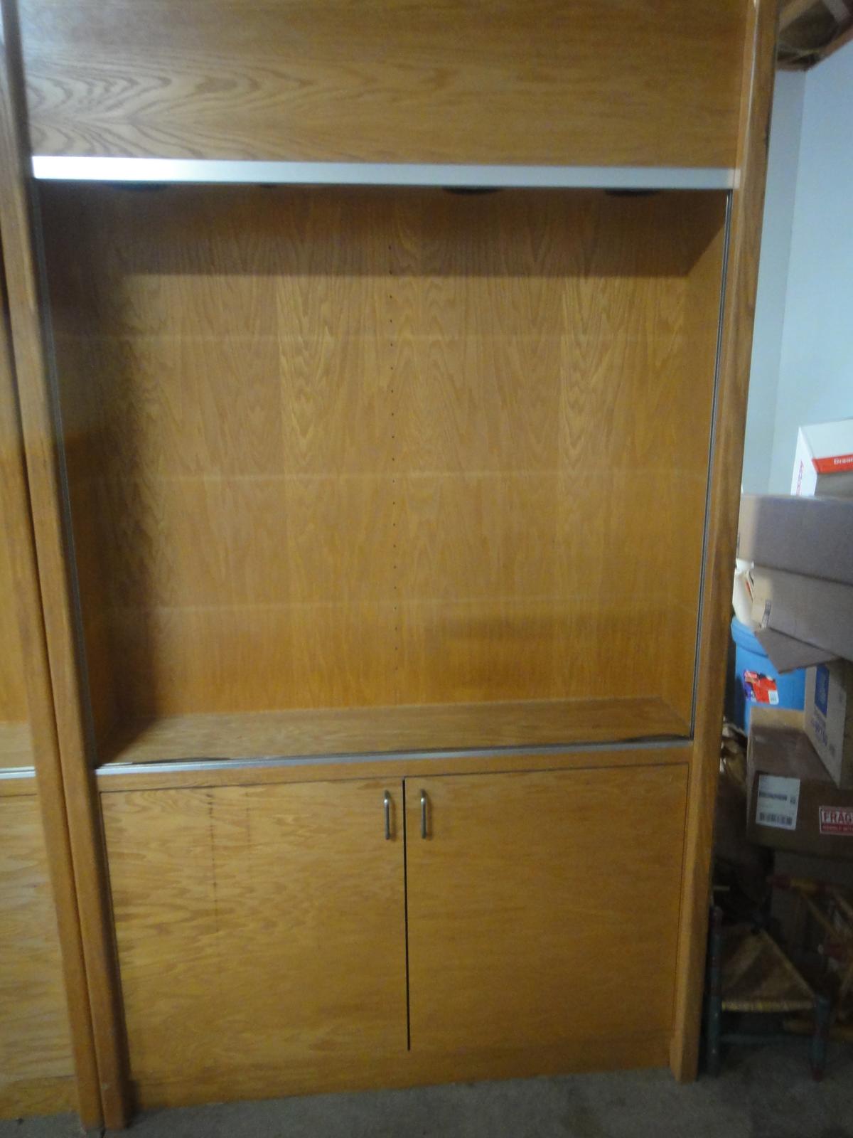 DISPLAY CABINET WITH SLIDING GLASS  DOORS