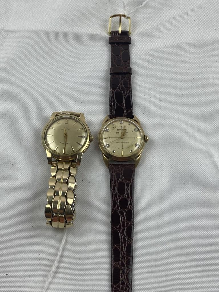 TWO MEN'S SELF WINDING WATCHES