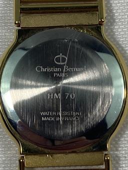 BEAUTIFUL CHRISTAIN BERNARD MEN'S QUARTZ WATCH