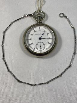 ELGIN OPEN FACE WITH SILVEROD CASE