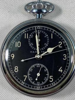 HAMILTON MILITARY NAVIGATIONAL POCKET WATCH