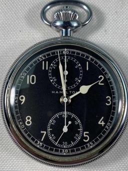 HAMILTON MILITARY NAVIGATIONAL POCKET WATCH