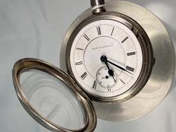 ILLINOIS POCKET WATCH IN COIN SILVER CASE