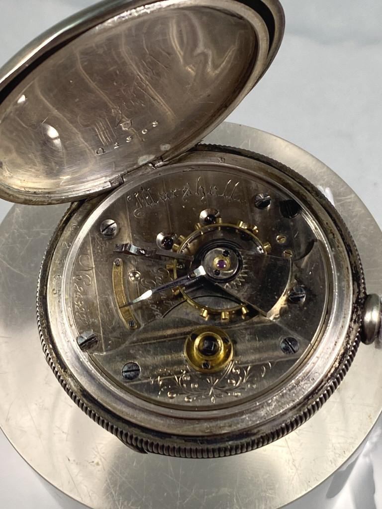 ILLINOIS POCKET WATCH IN COIN SILVER CASE