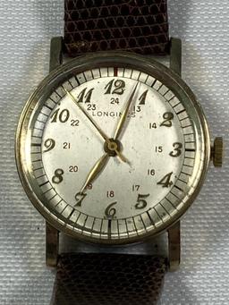 WONDERFUL LONGINES MILITARY STYLE WITH HACK SET