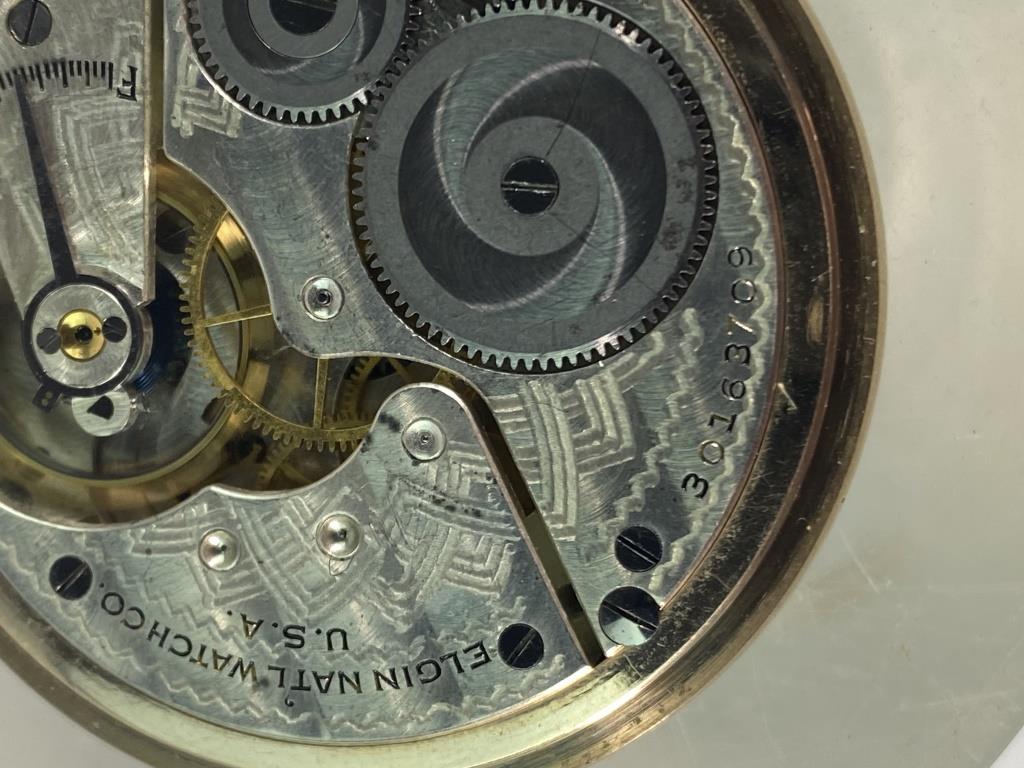 ELGIN OPEN FACE POCKET WATCH