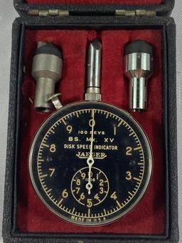 JAEGER DISK SPEED INDICATOR  PORTABLE TACHOMETER