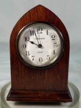 ANSONIA MAHOGANY CASED 8 DAY CLOCK