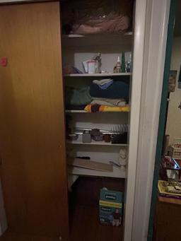 CONTENTS OF LINEN CLOSET