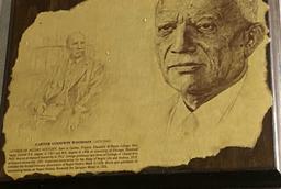 SIX PLAQUES OF HISTORIC AFRICIAN AMERICAN FIGURES