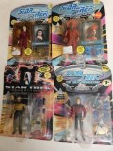 4 Star Trek Playmates Action Figures