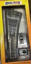 2 MTH REALTRAX 1  LEFT AND 1  RIGHT  O-72 SWITCH