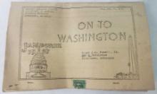 1935 BOY SCOUT JAMBOREE SCHEDULE AND LETTER