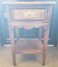 RETRO SINGLE DRAWER SIDE TABLE