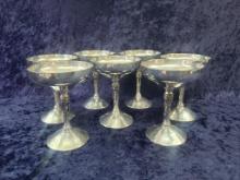 SEVEN VINTAGE PLATOR SILVERSTONE CHAMPAGNE CUPS
