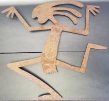 TWO ROSEMARY FRAZETTI METAL DANCERS