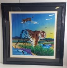 RICK GARCIA "ALMOST GONE" TIGER SERIGRAPH